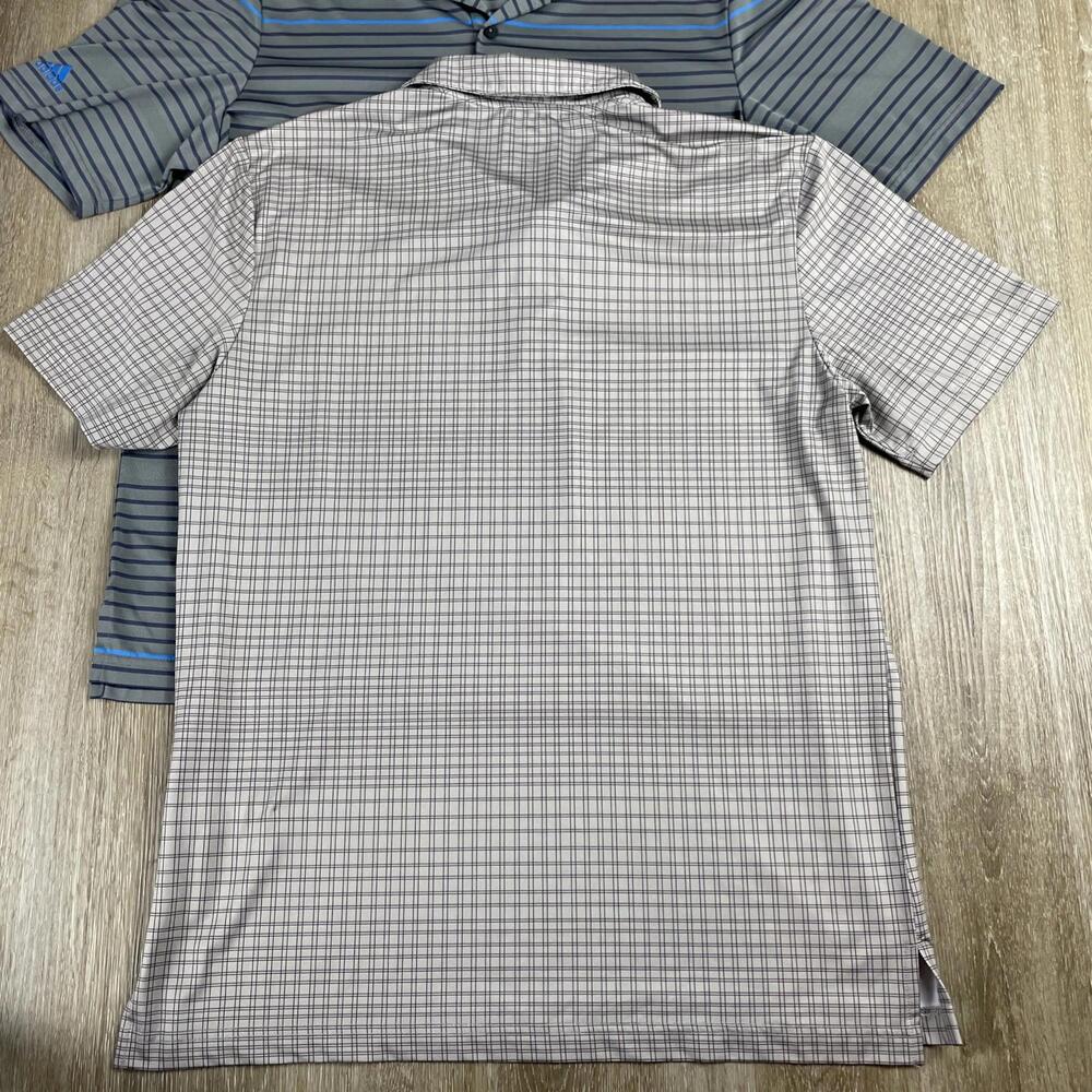 (Lot of 3) Adidas Head Golf Performance Polos Men's M Striped Stretch Contrast - Picture 12 of 16